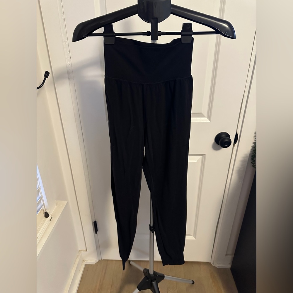 Athleta Black Womens Jogger Leggings Size M